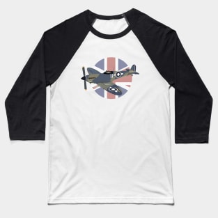 Supermarine Seafire Fighter Aircraft Baseball T-Shirt